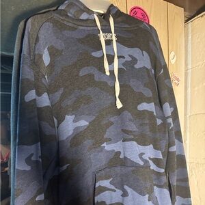 VS PINK BLUE CAMO HOODIE